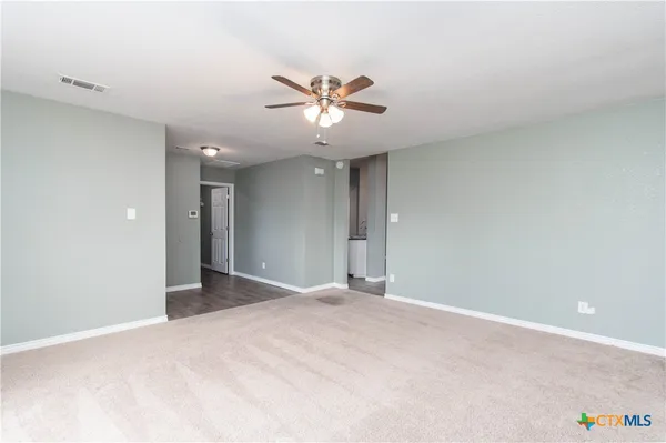 a view of an empty room