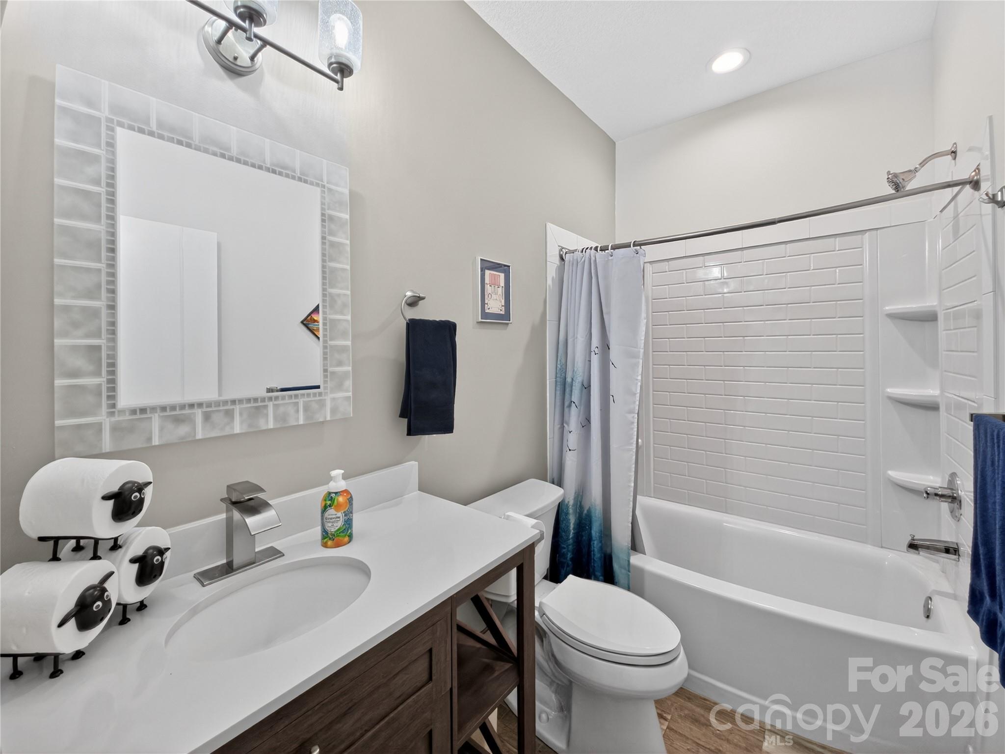 278 Hunters Trace Rutherfordton, NC 28139 - Photo 31 of 33 a bathroom with a sink toilet and shower