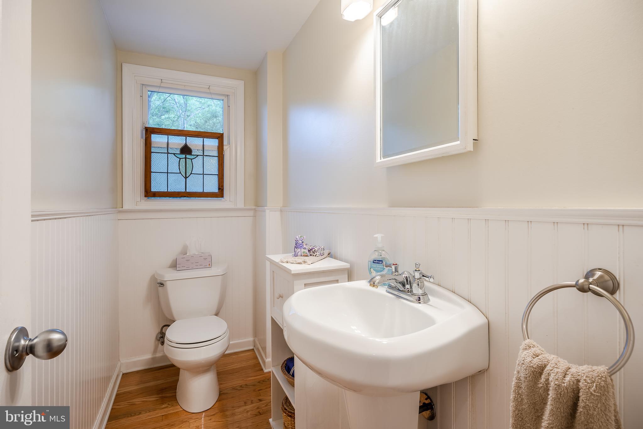2 Birch Road Malvern, PA 19355 - Photo 14 of 31 Updated powder room with new wainscotting.