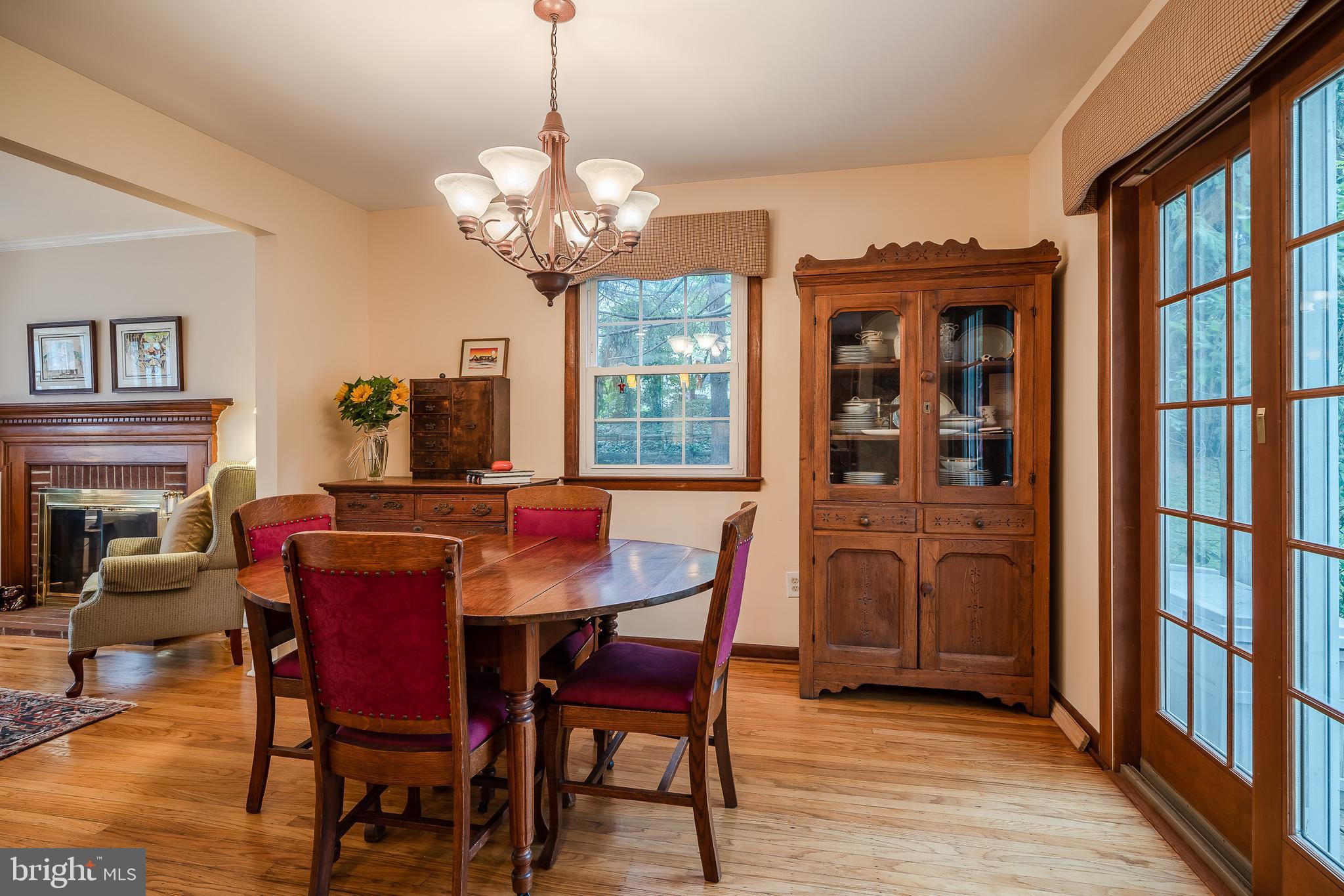 2 Birch Road Malvern, PA 19355 - Photo 7 of 31 Dining room with glass doors to deck