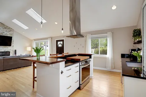 a living room with fireplace furniture and a flat screen tv