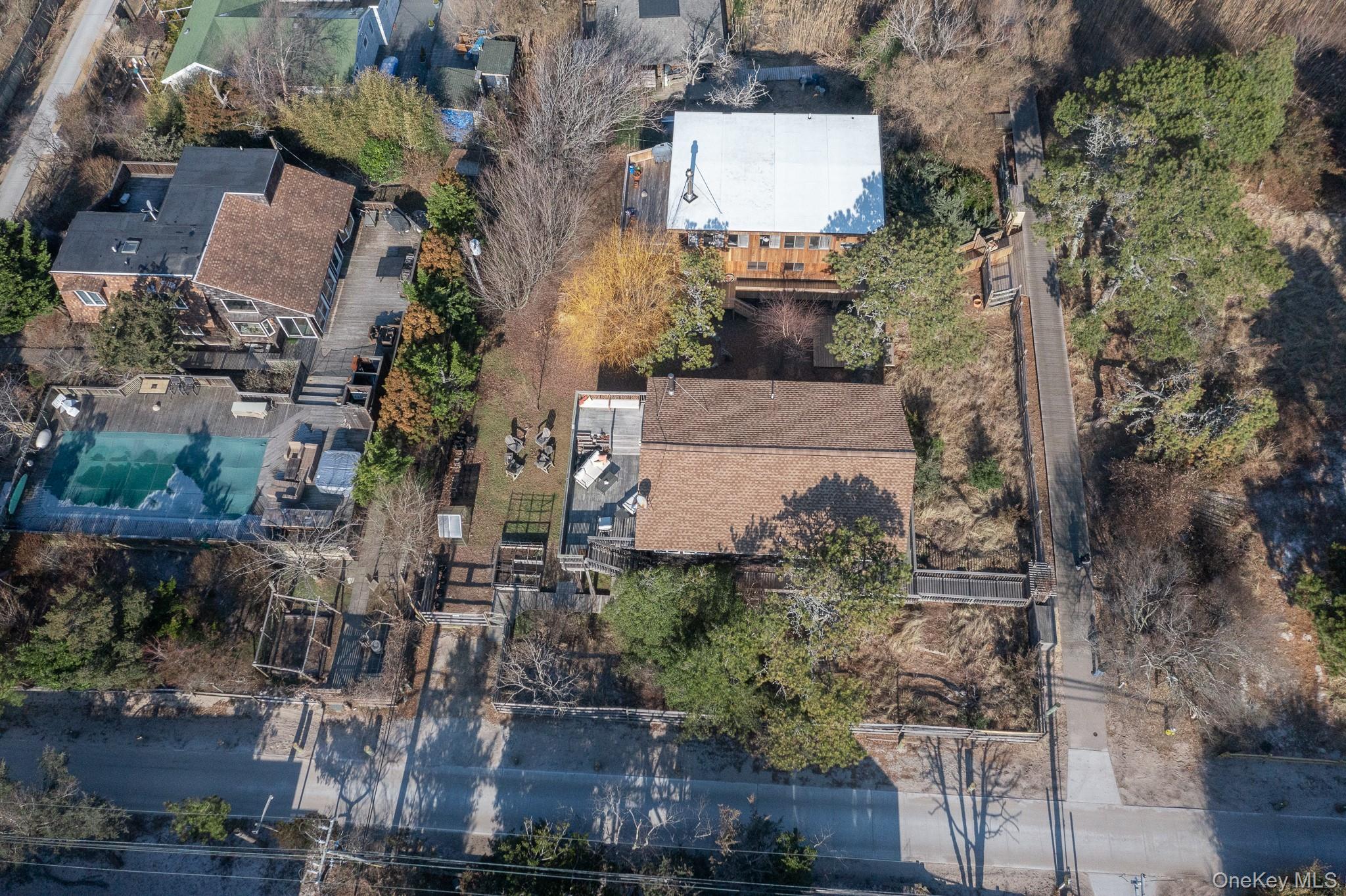 100 Clipper Way Ocean Beach, NY 11770 - Photo 39 of 46 an aerial view of a house with outdoor space