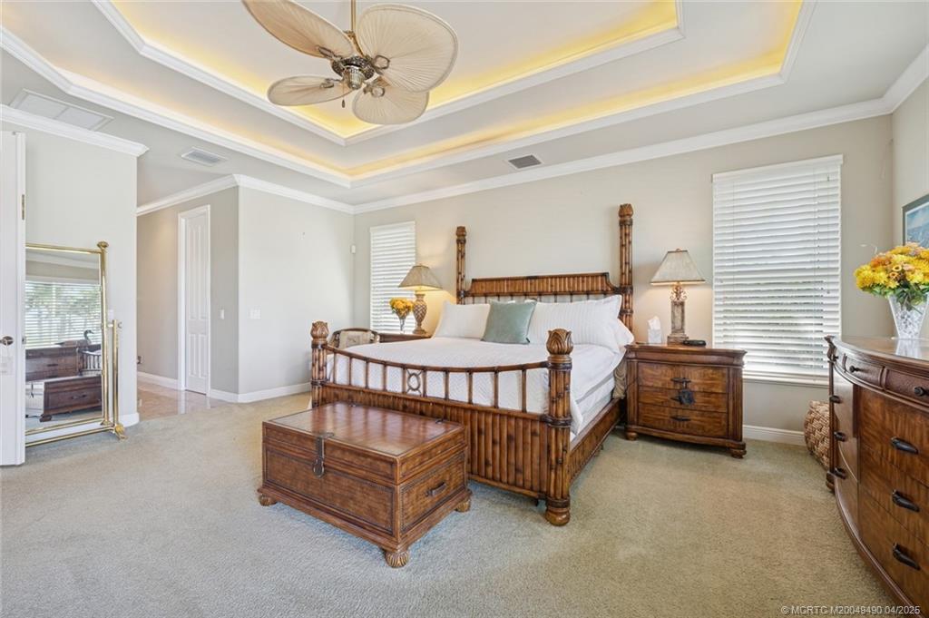 2492 North W Everglades Boulevard Stuart, FL 34994 - Photo 44 of 72 Primary Suite with Two Custom Closets