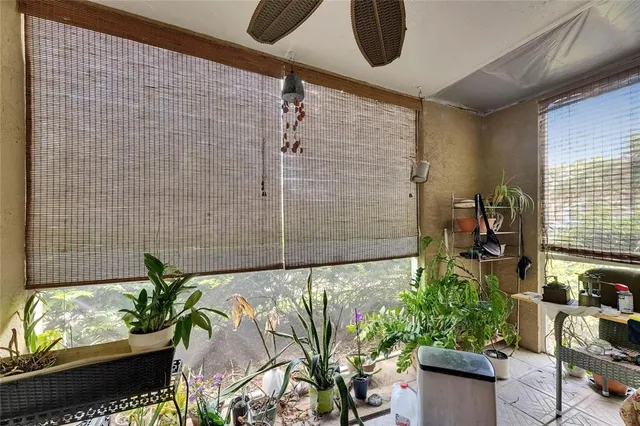 a room with furniture