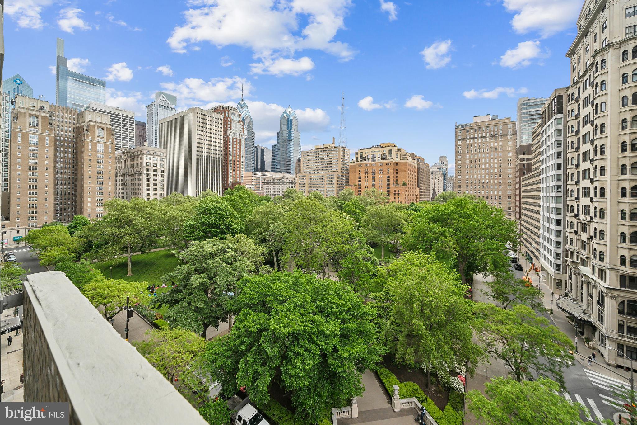 224 West Rittenhouse Square, Unit 100607 Philadelphia, PA 19103 - Photo 15 of 35 City View from East Balcony