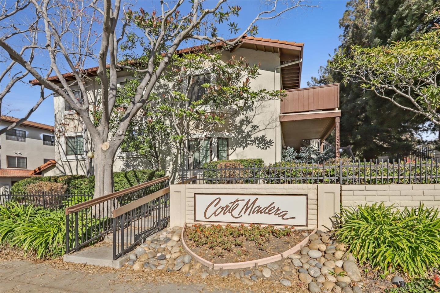 430 Costa Mesa Terrace, Unit E Sunnyvale, CA 94085 - Photo 39 of 40 a sign on the side of a building