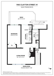 $879,000 | 1160 Clayton Street, Unit 1, San Francisco, CA 94117