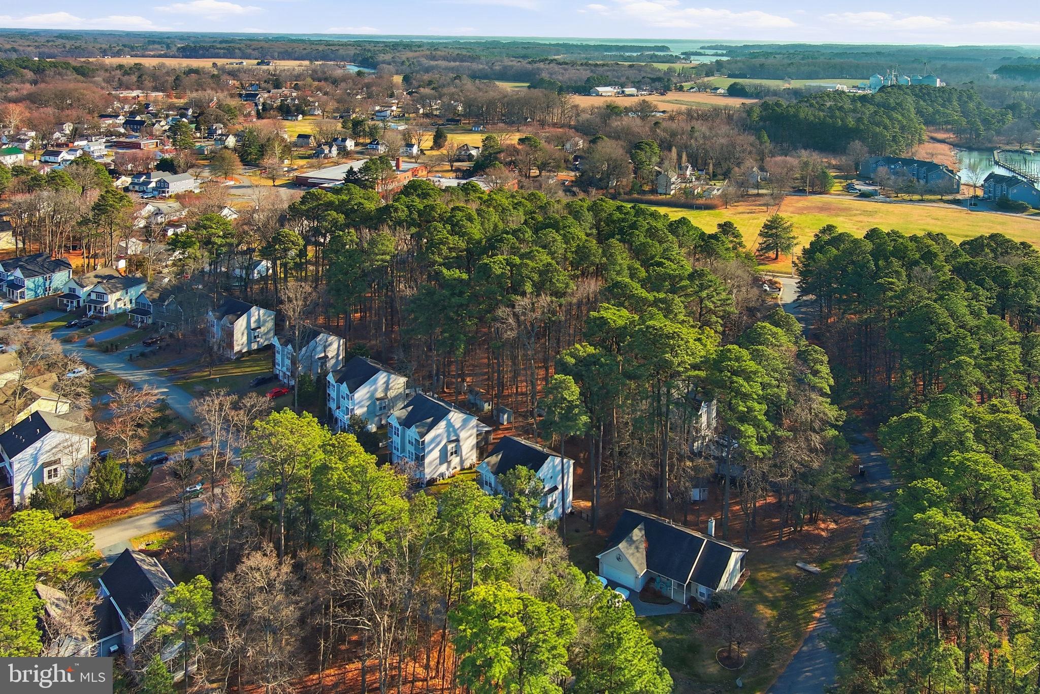 21103 Striper Run Rock Hall, MD 21661 - Photo 17 of 20 an aerial view of residential house with outdoor space and river view
