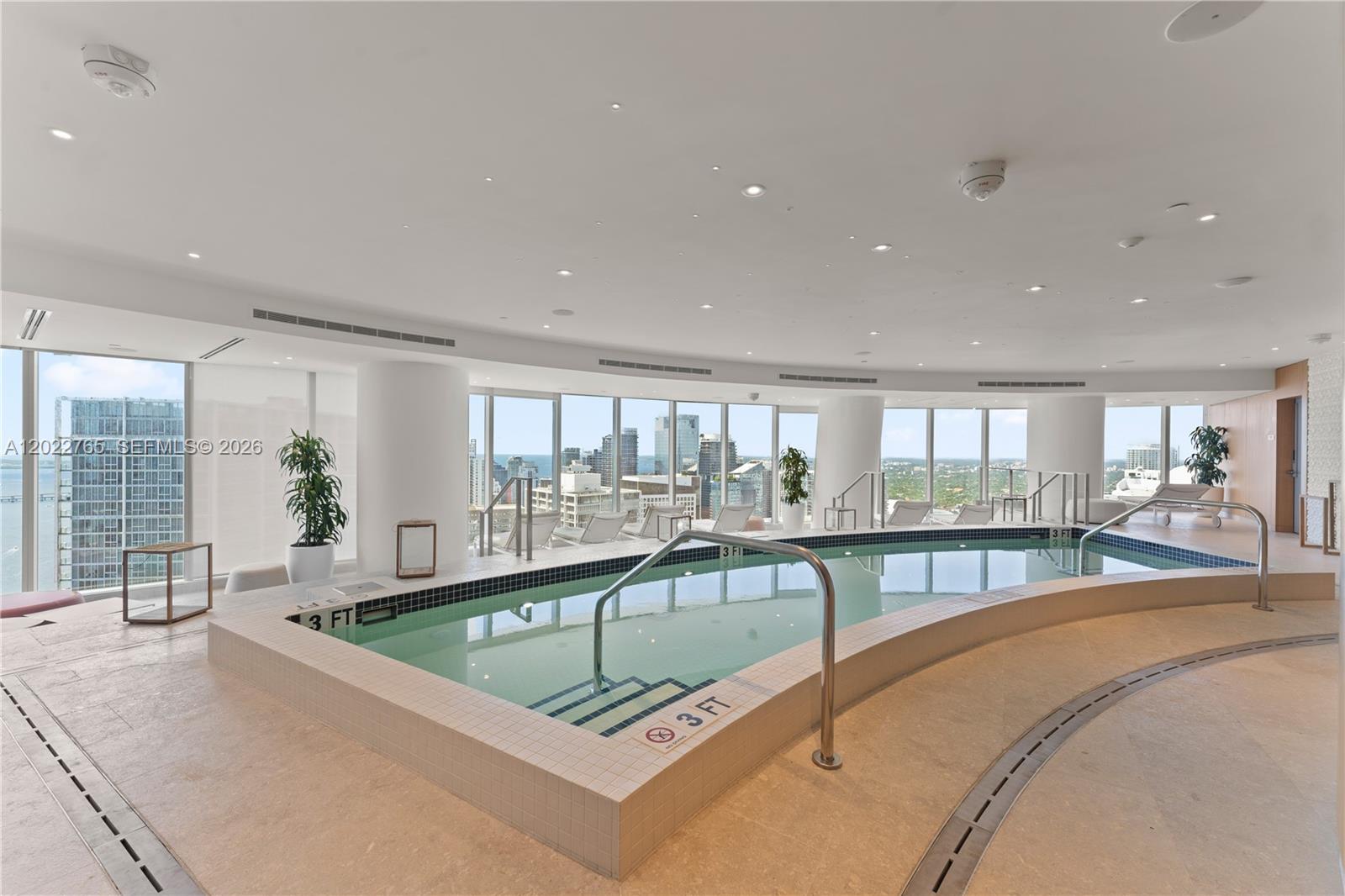 300 Biscayne Blvd Way, Unit 1802 Miami, FL 33131 - Photo 42 of 50 Indoor Pool
