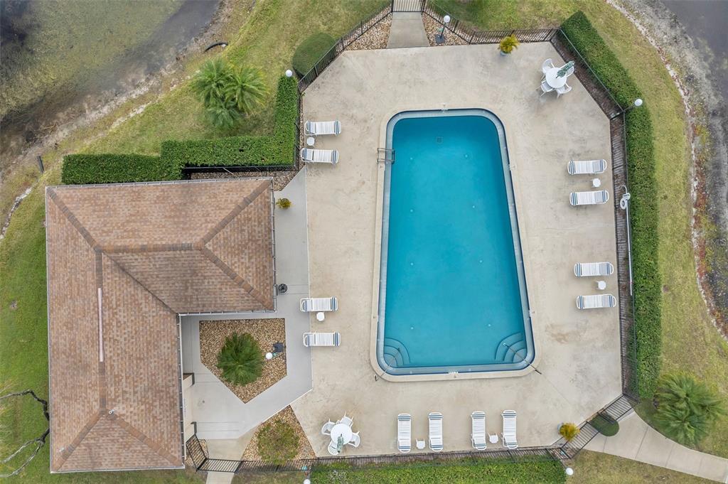 2700 Nebraska Avenue, Unit 3201 Palm Harbor, FL 34684 - Photo 40 of 50 an aerial view of a house with a swimming pool