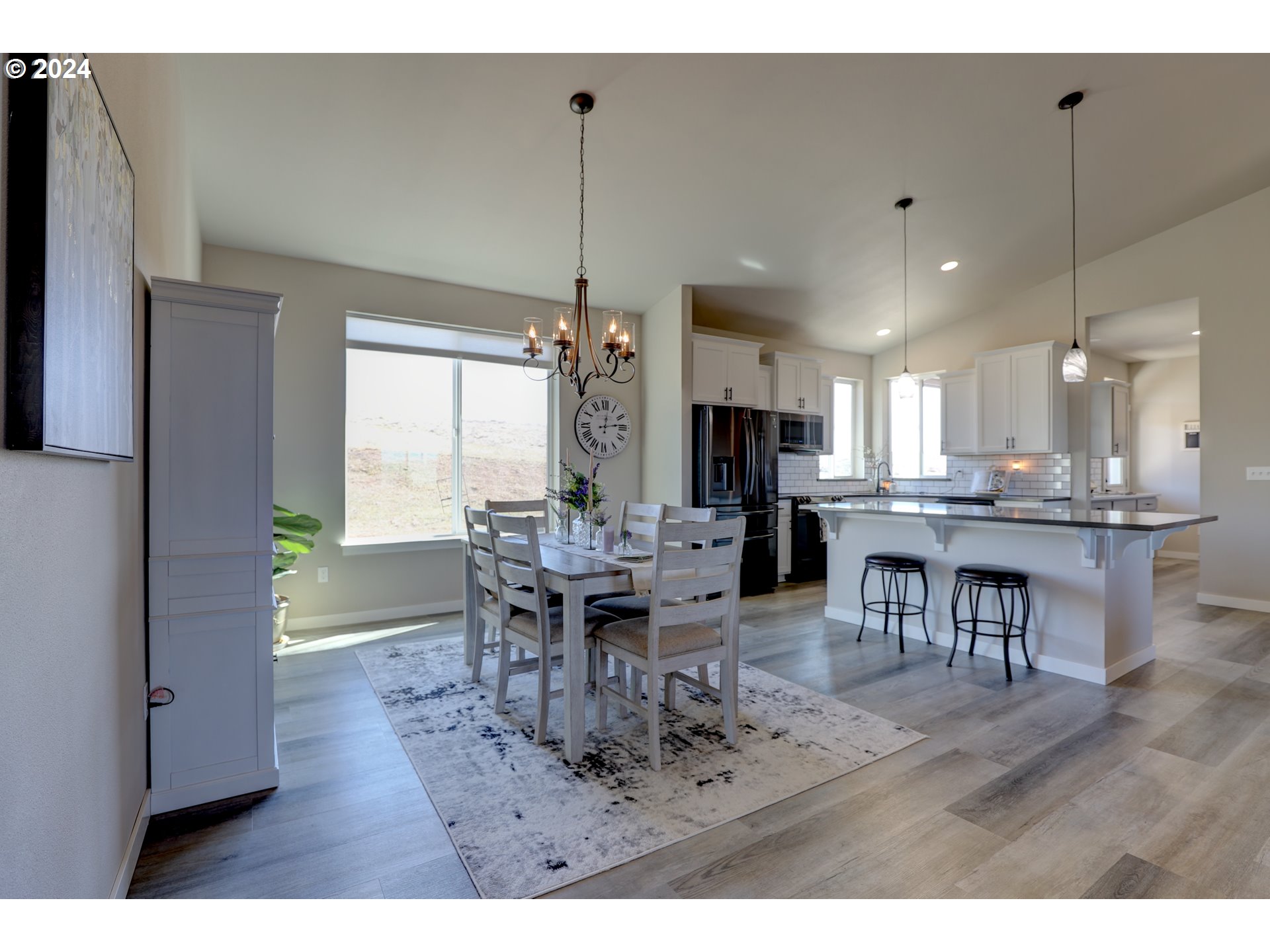 700 Dooley Road Centerville, WA 98613 - Photo 14 of 47 a view of a dining room with furniture window and wooden floor