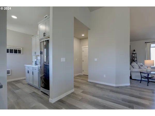 a view interior of house and wooden floor