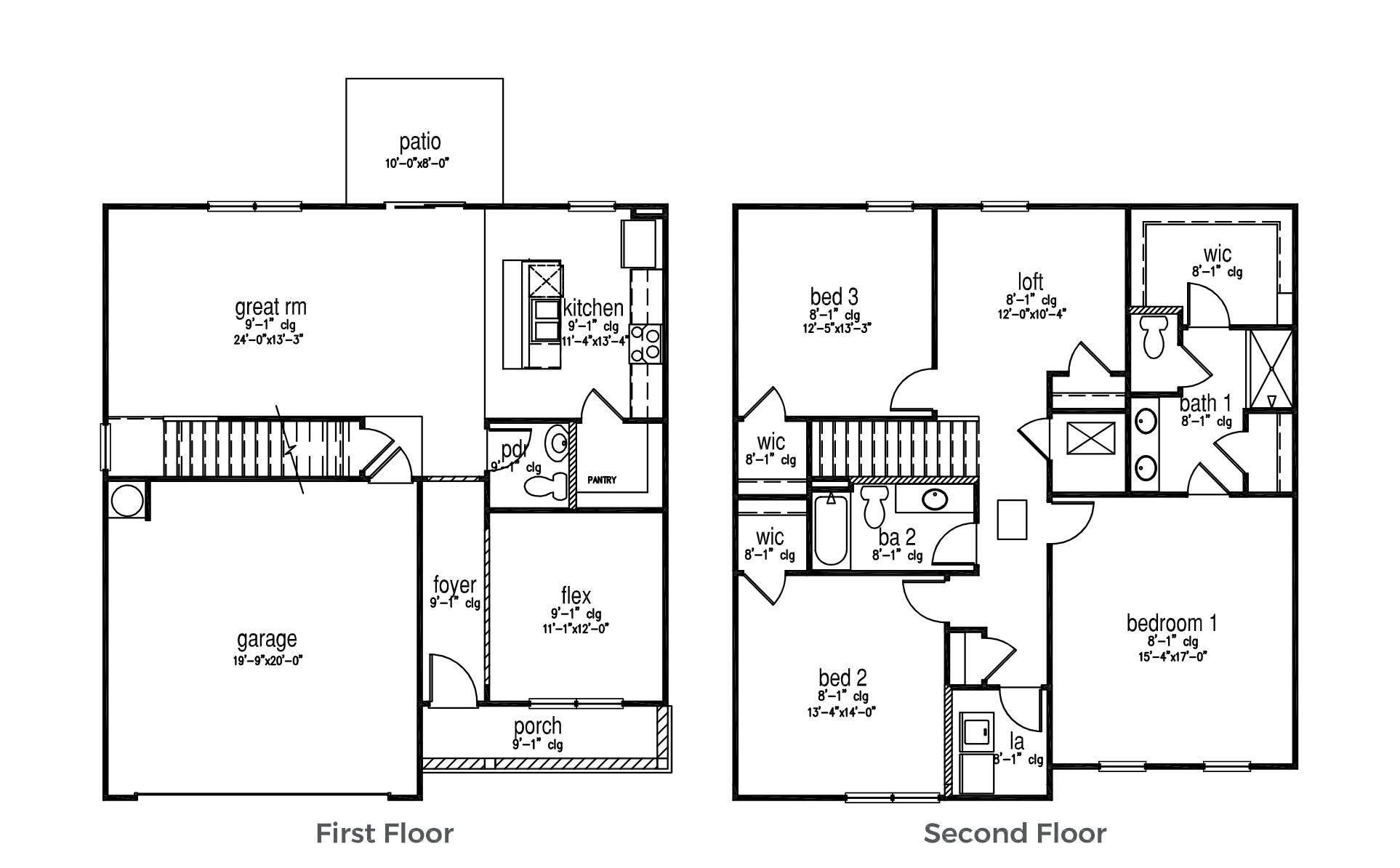 124 Summer View Road Summerville, SC 29486 - Photo 48 of 48 Penwell Floorplan
