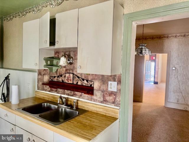 505 McKnight Street Gordon, PA 17921 - Photo 24 of 46 a kitchen with a sink and cabinets