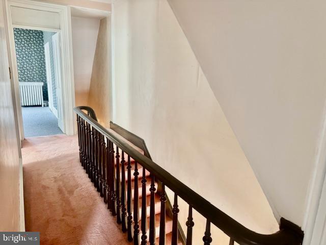 505 McKnight Street Gordon, PA 17921 - Photo 33 of 46 a view of a hallway with wooden floor and staircase