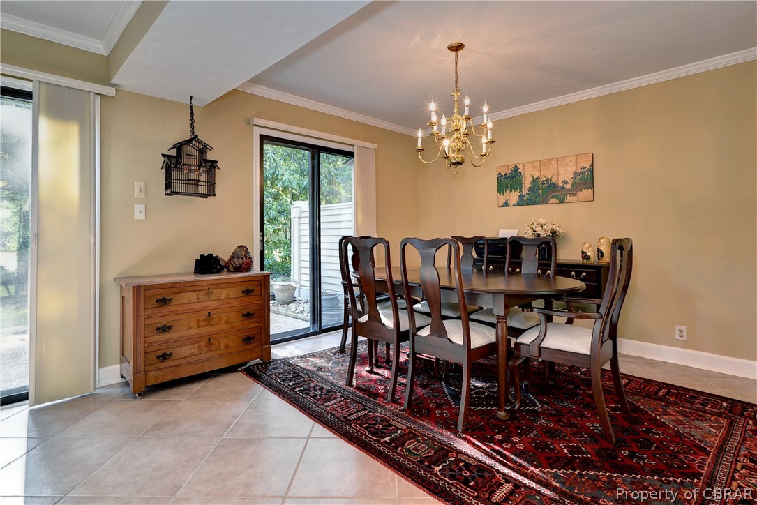 40 Winster Fax Road Williamsburg, VA 23185 - Photo 6 of 24 The spacious dining room is located adjacent to the kitchen.