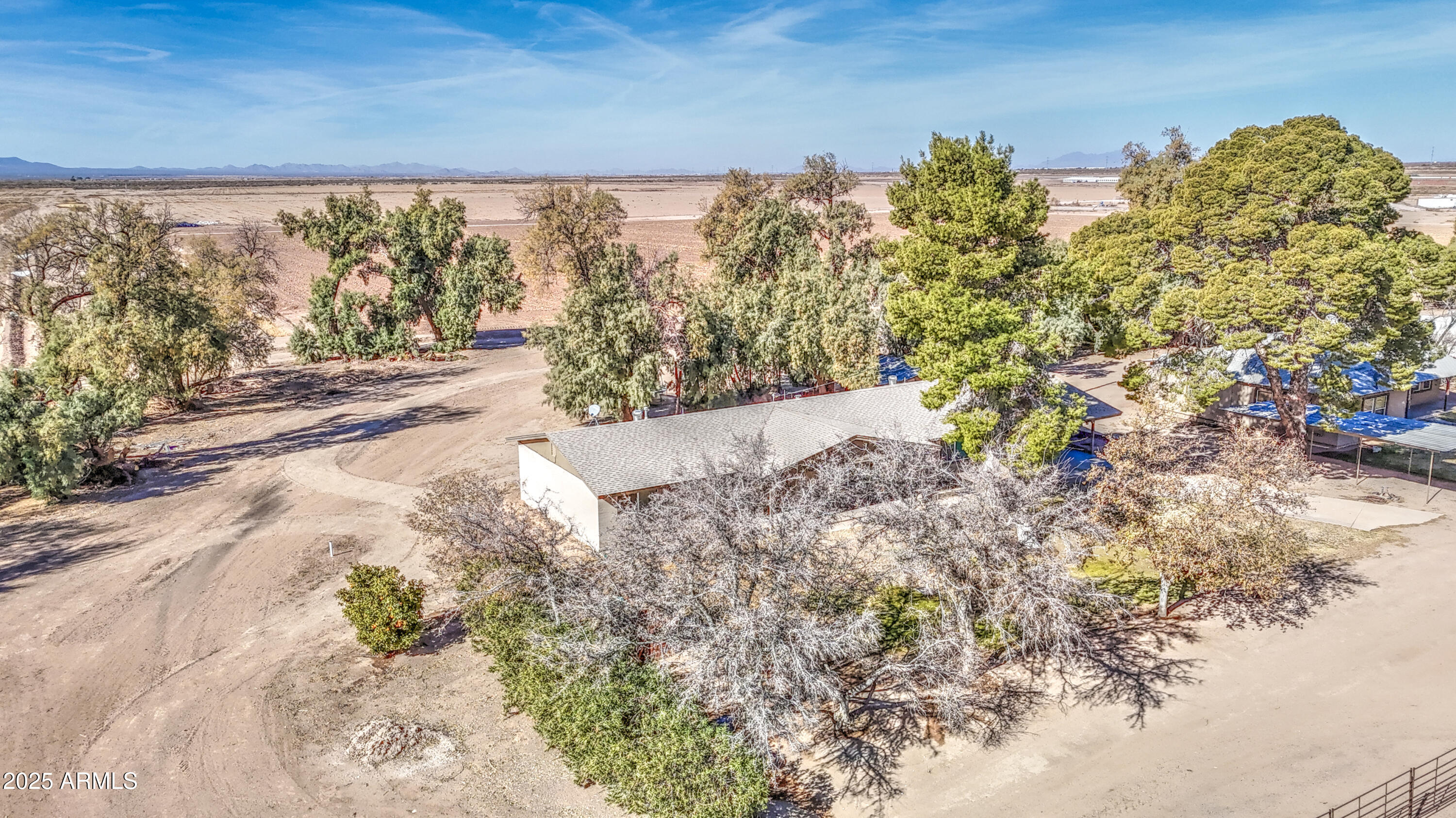 8050 South Bianco Road Casa Grande, AZ 85193 - Photo 55 of 96 a view of a yard with mountain view