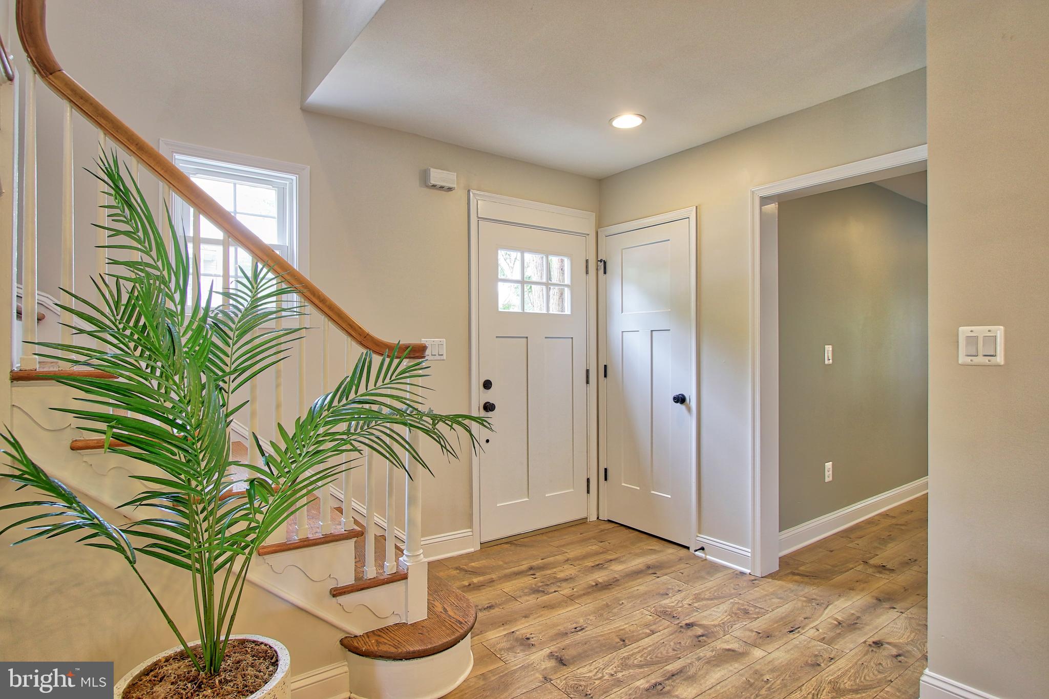 301 West Cold Spring Lane Baltimore, MD 21210 - Photo 6 of 38 a view of entryway with a potted plant and wooden floor