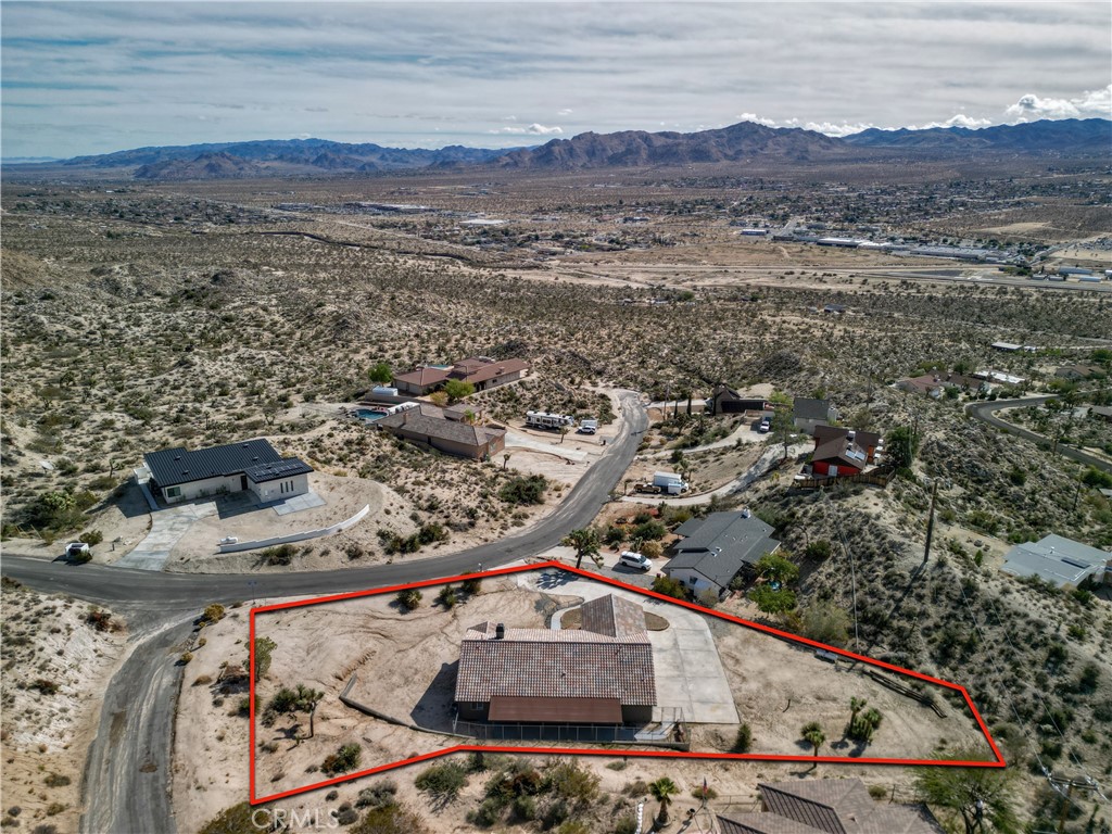 6202 Mandarin Road Yucca Valley, CA 92284 - Photo 6 of 24 an aerial view of a house