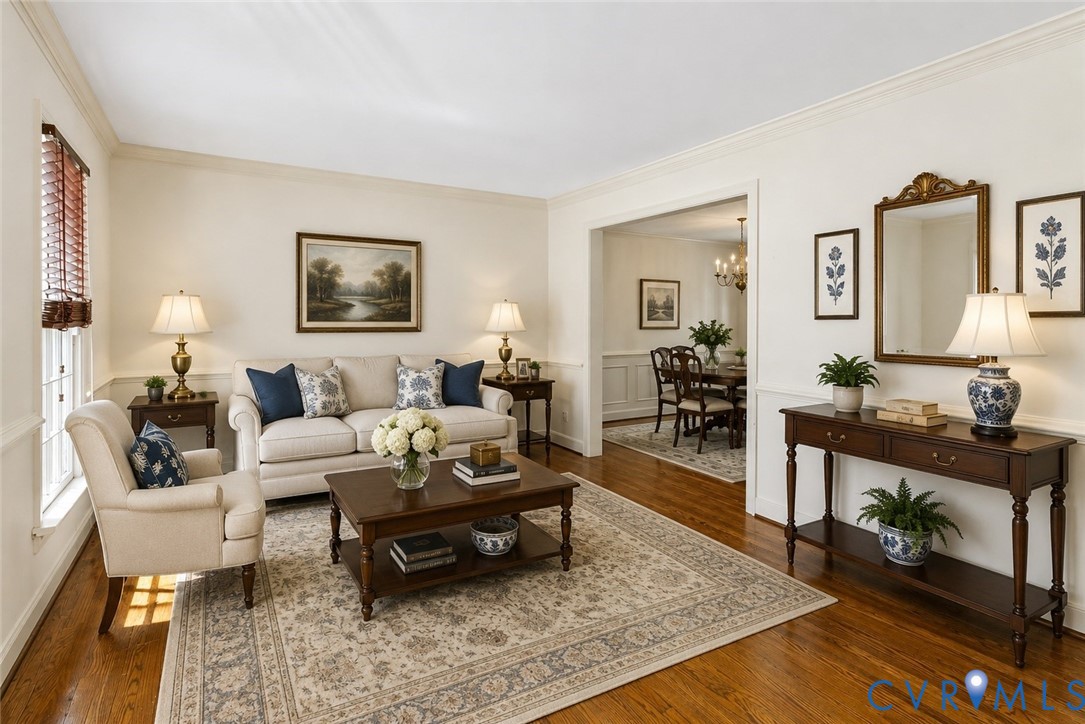 11520 Ivywood Road Chester, VA 23831 - Photo 5 of 35 Formal Living room off the foyer with access to fo