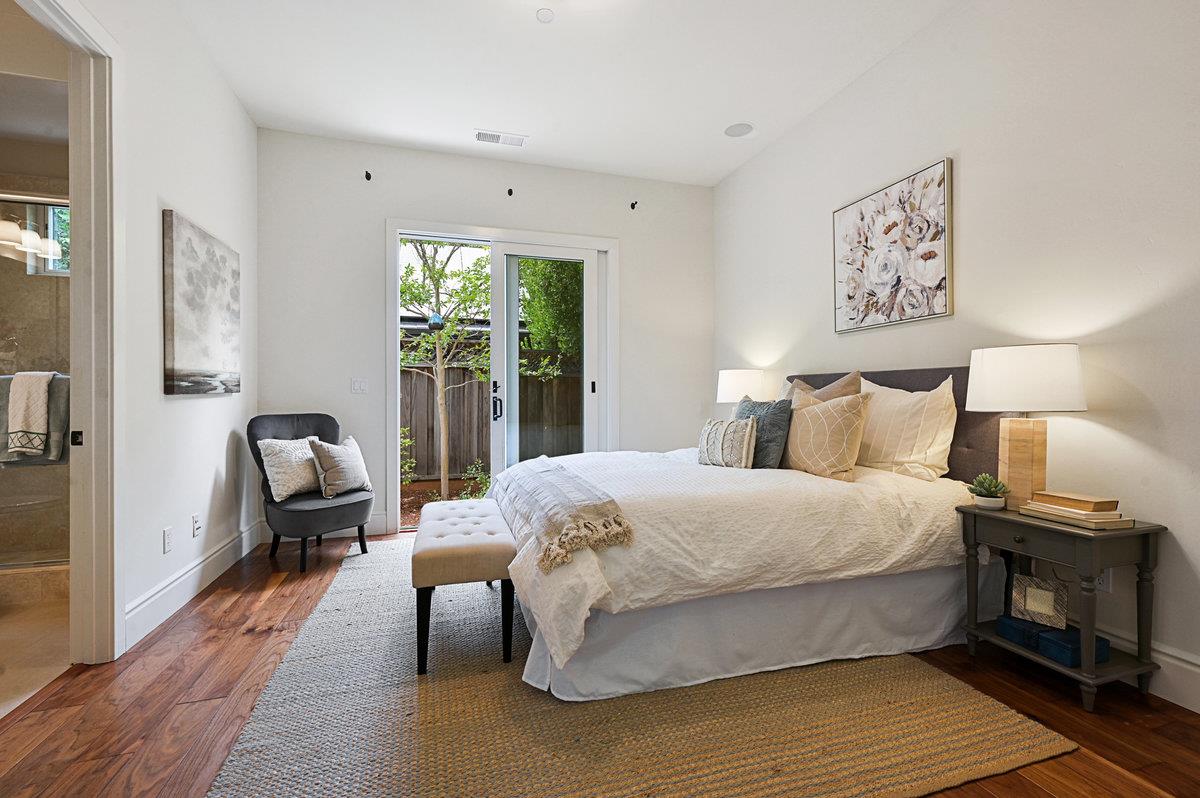 782 Dixon Way Los Altos, CA 94022 - Photo 14 of 38 a bedroom with a bed wooden floor and window