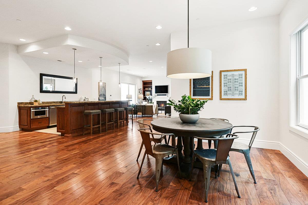 782 Dixon Way Los Altos, CA 94022 - Photo 22 of 38 a view of a dining room with furniture and wooden floor