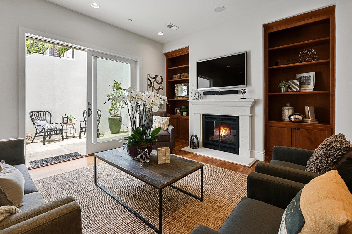 782 Dixon Way Los Altos, CA 94022 - Photo 25 of 38 a living room with furniture fireplace and flat screen tv