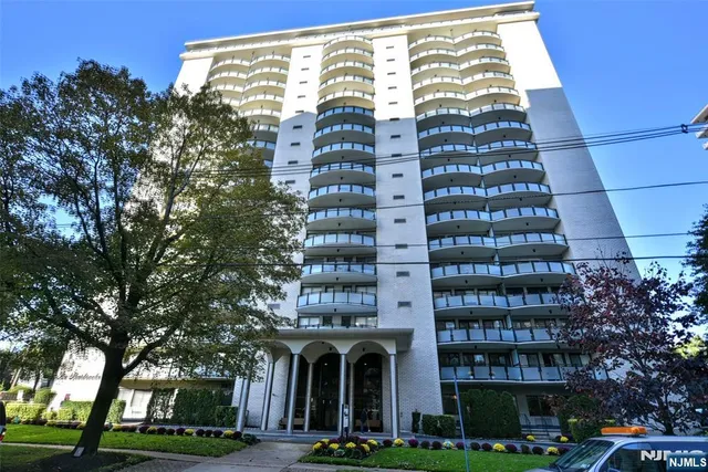 a front view of a building