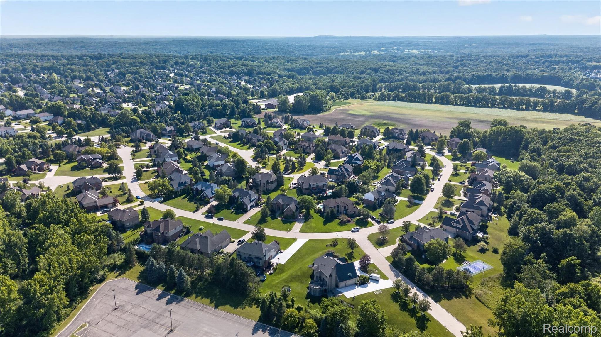 3804 Elk Drive Rochester, MI 48306 - Photo 71 of 75 Expansive residential development of 64 homes featuring mature trees and curvilinear streets