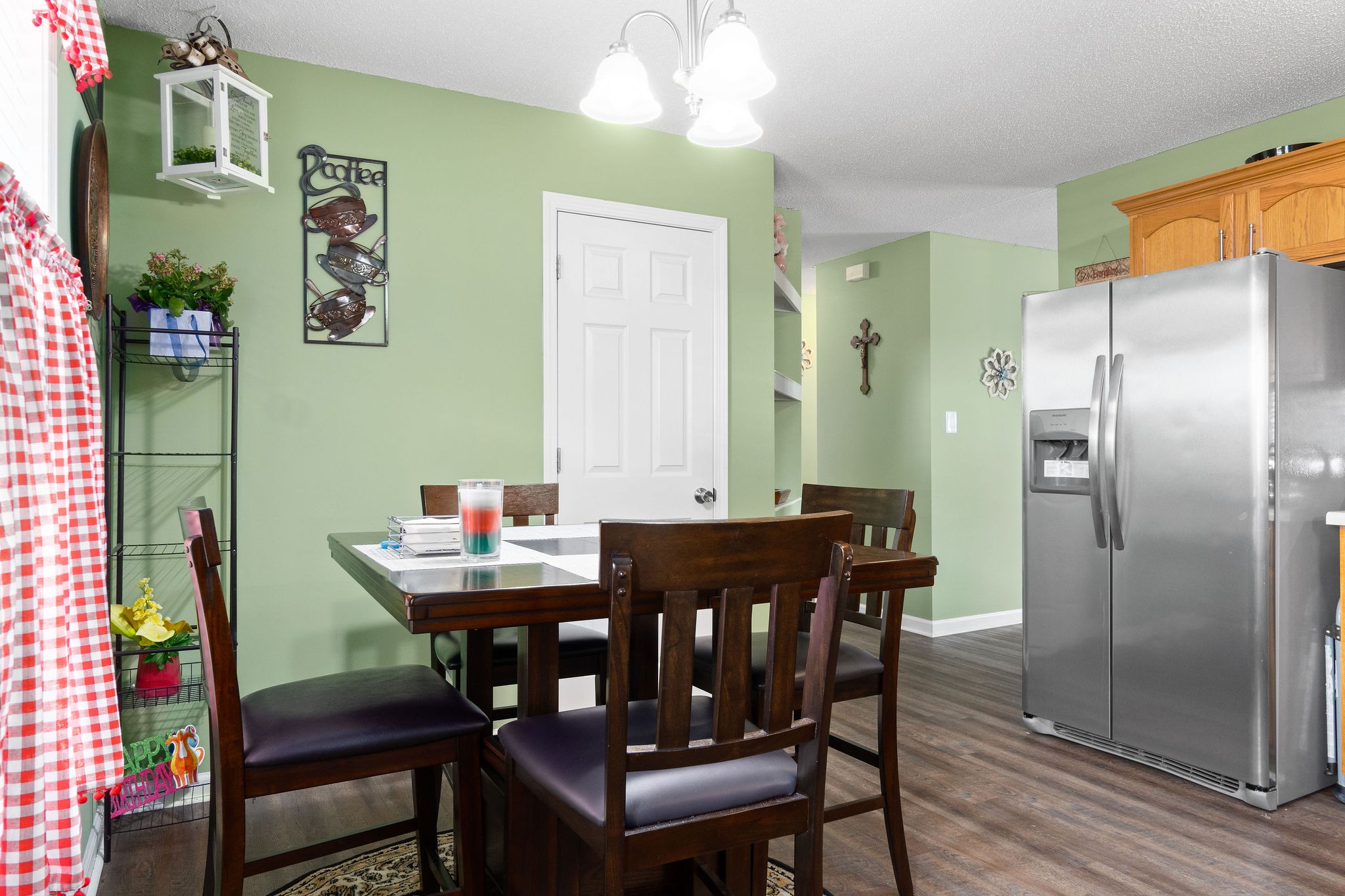 615 Avondale Road Oak Grove, KY 42262 - Photo 11 of 35 a view of a dining room with furniture and wooden floor