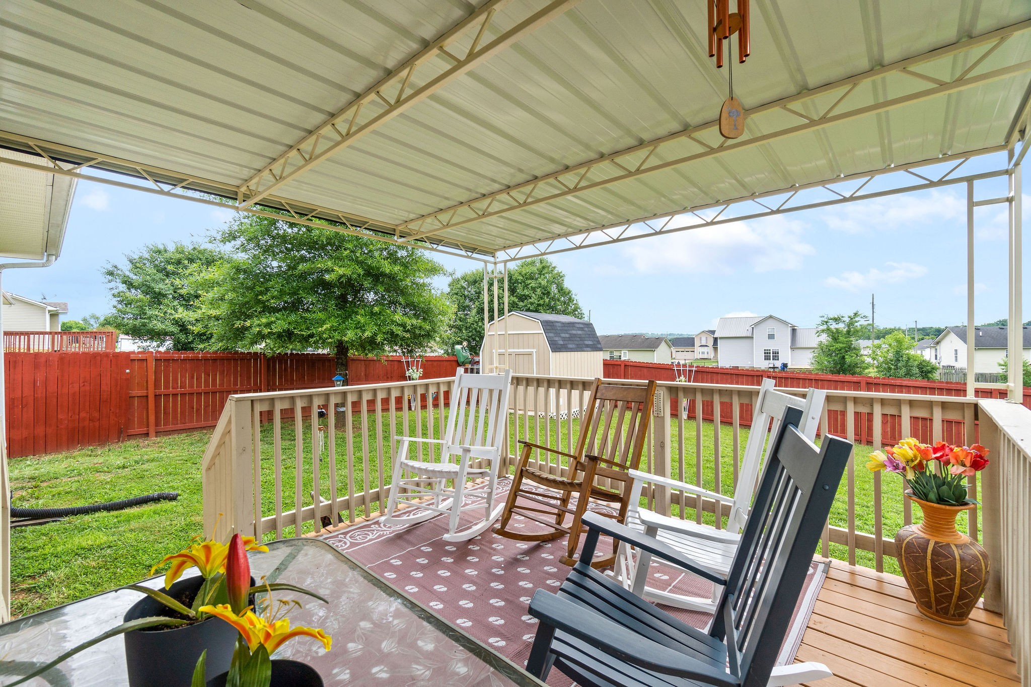 615 Avondale Road Oak Grove, KY 42262 - Photo 32 of 35 a view of roof deck with furniture