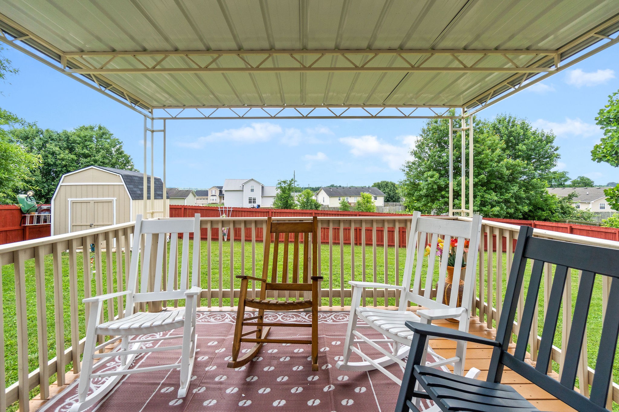 615 Avondale Road Oak Grove, KY 42262 - Photo 33 of 35 a view of a chairs and table in the balcony