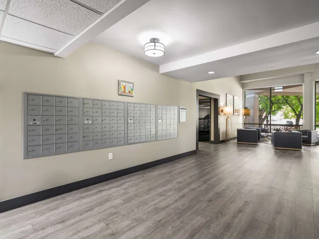 a view of livingroom with furniture and windows