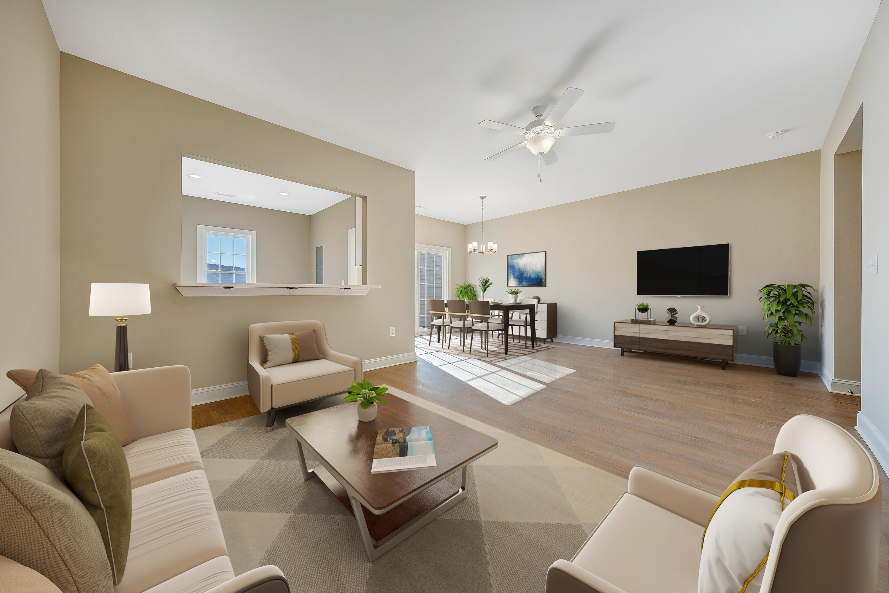 5679 Huntridge Road Roanoke, VA 24012 - Photo 4 of 14 5. Living Space staged