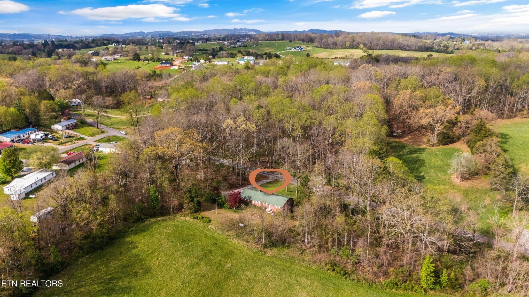 960 Talbott-Kansas Road Talbott, TN 37877 - Photo 43 of 43 a aerial view of residential houses with outdoor space