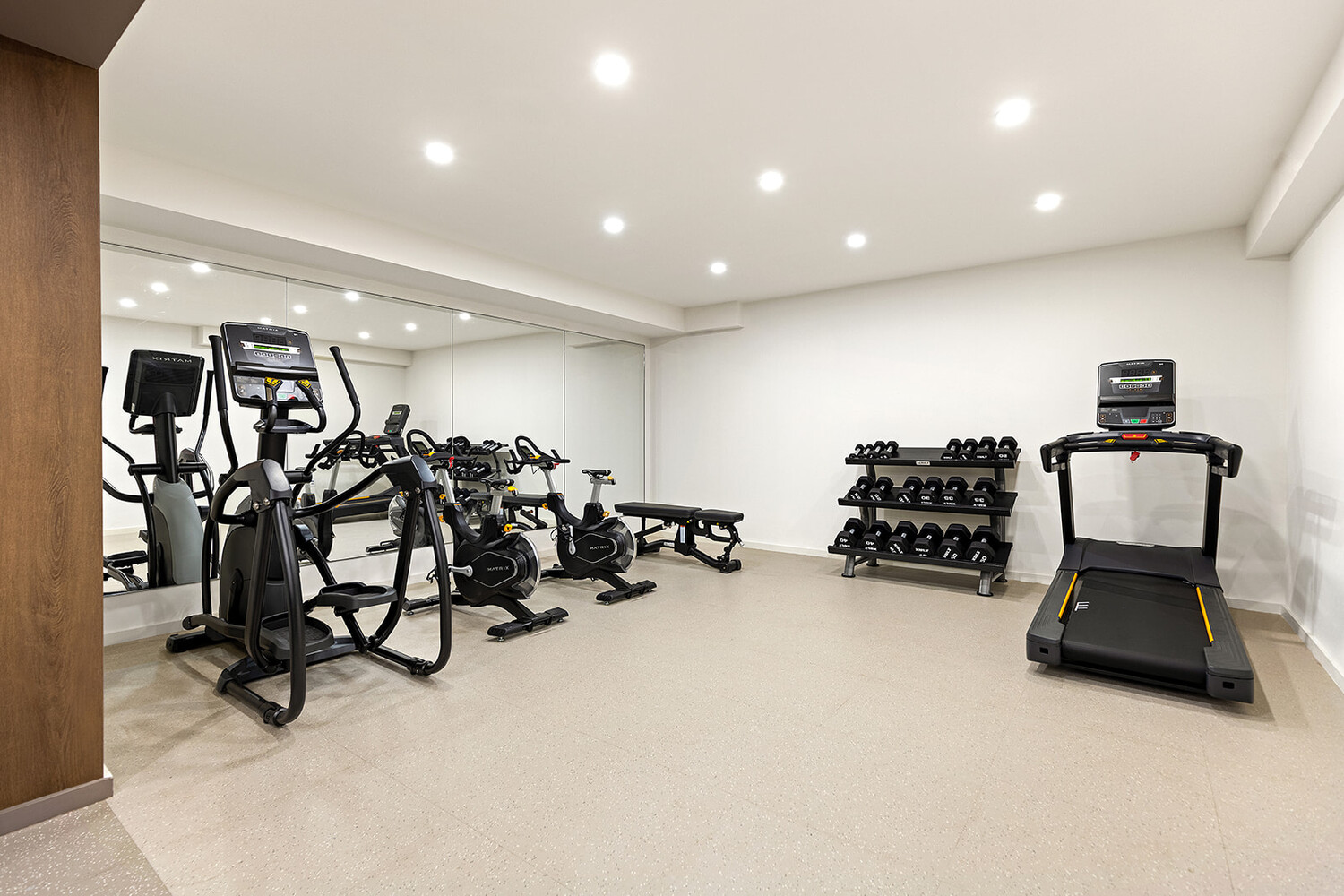 66 Clinton Street, Unit 5B Manhattan, NY 10002 - Photo 13 of 14 a view of a room with gym equipment