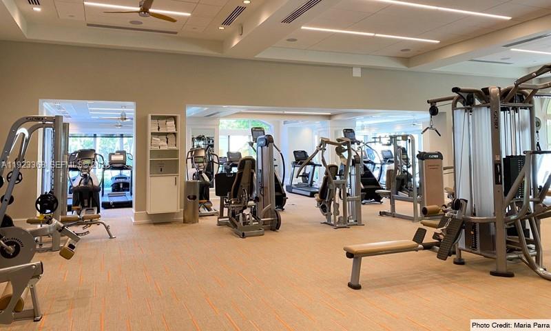 711 Crandon Boulevard, Unit 401 Key Biscayne, FL 33149 - Photo 33 of 33 a view of a room with gym equipment