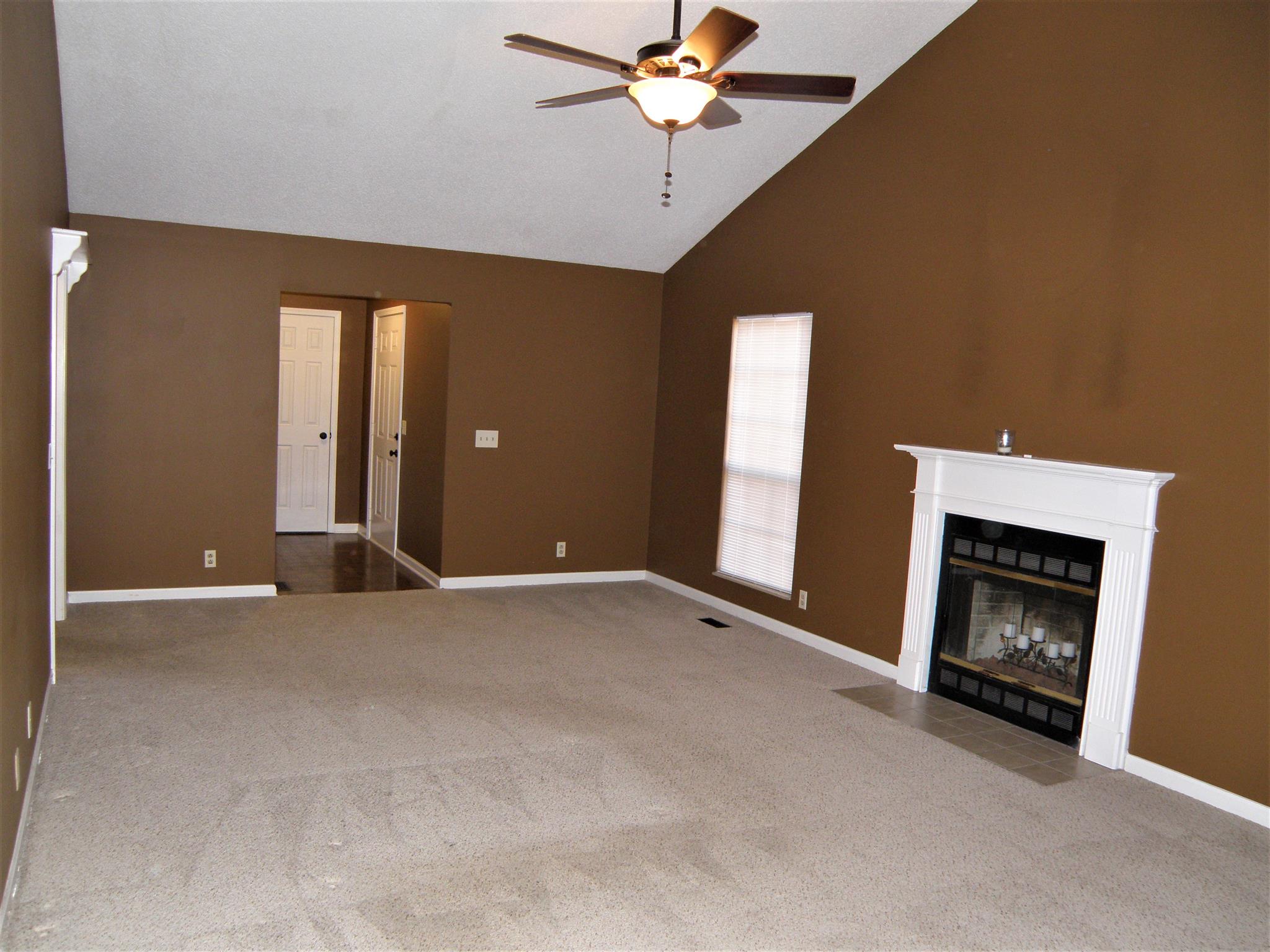 3517 Country Way Road Antioch, TN 37013 - Photo 5 of 15 an empty room with windows and fireplace