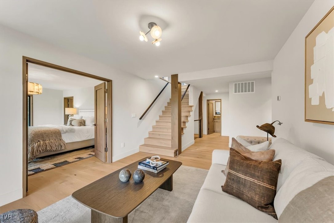 877 Tyner Way Incline Village, NV 89451 - Photo 19 of 43 a bedroom with furniture and a wooden floor