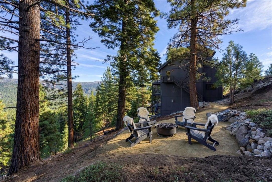 877 Tyner Way Incline Village, NV 89451 - Photo 35 of 43 a view of a bench in a garden