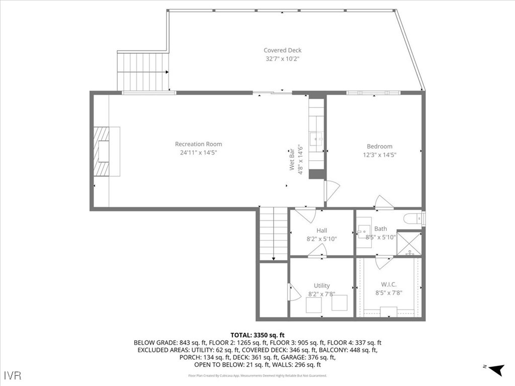 877 Tyner Way Incline Village, NV 89451 - Photo 42 of 43 Lower Level Floorplan