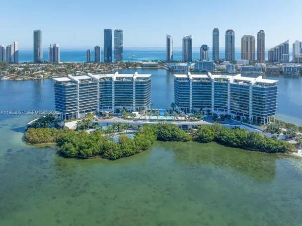 a view of a city that has tall buildings