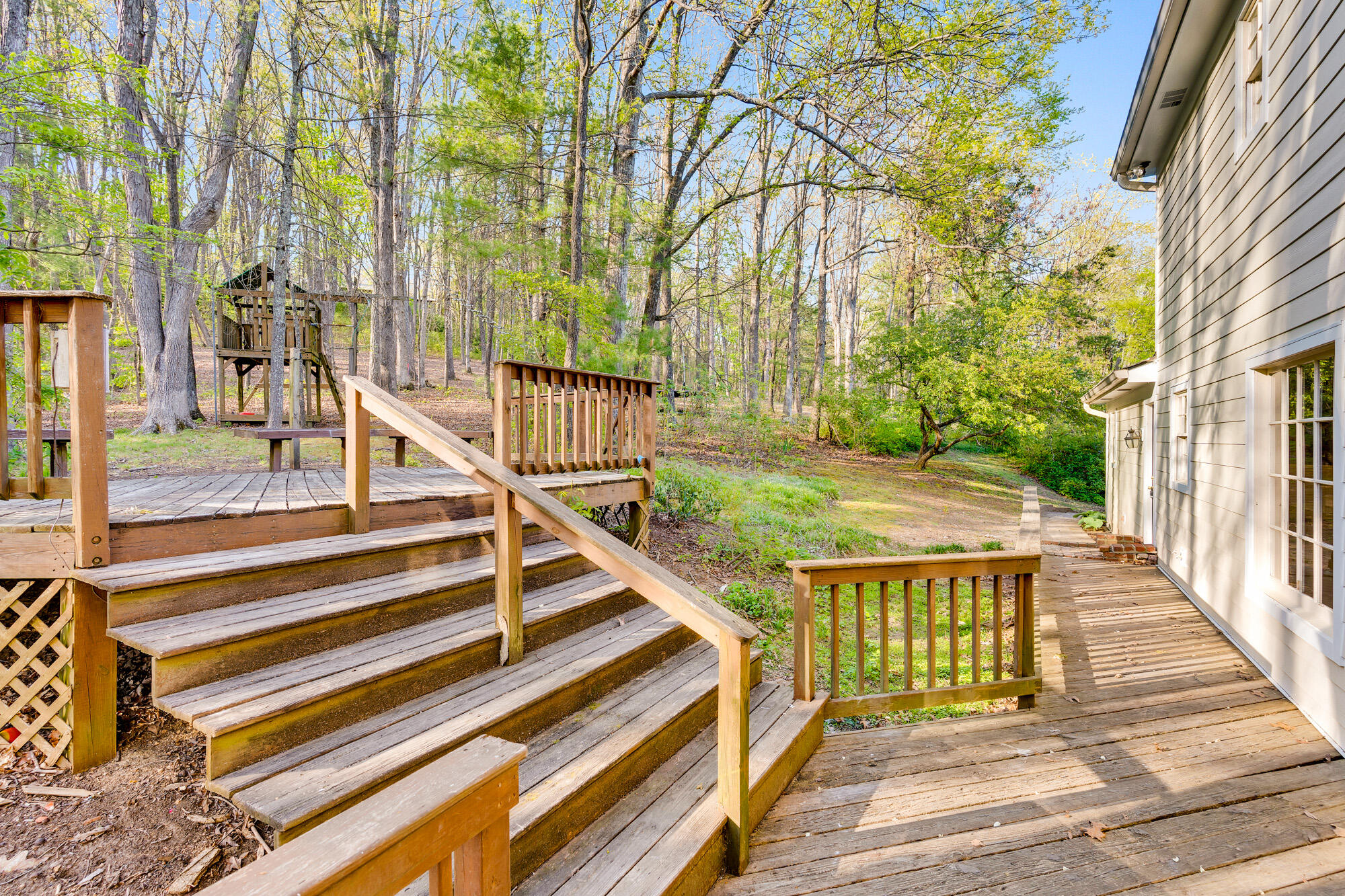 408 Fort Trace Road Lookout Mountain, GA 30750 - Photo 55 of 68 Deck in Backyard