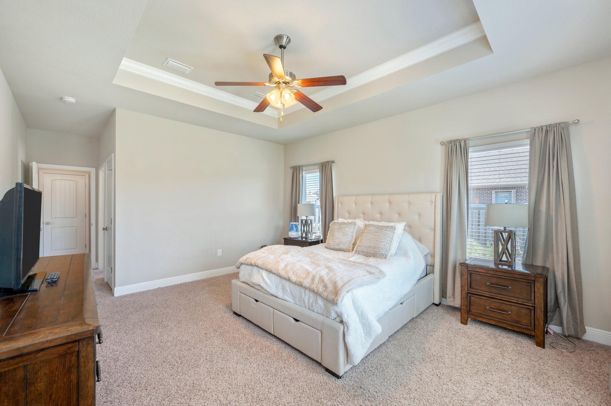 523 Gadwell Street Crestview, FL 32539 - Photo 12 of 30 a bed room with a bed and a television