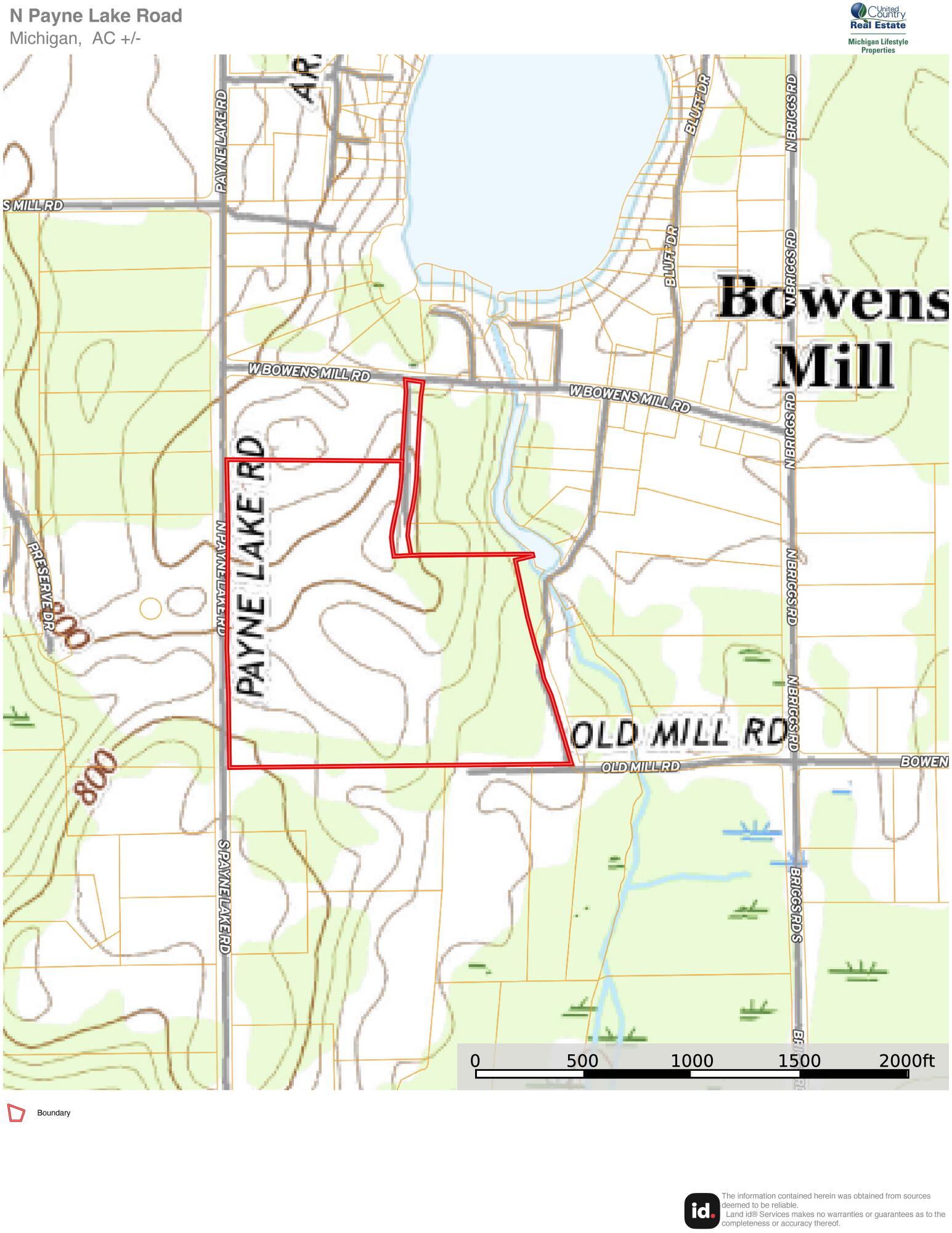 North Payne Lake Road Middleville, MI 49333 - Photo 5 of 42 N Payne Lake USGS Topo Map.1
