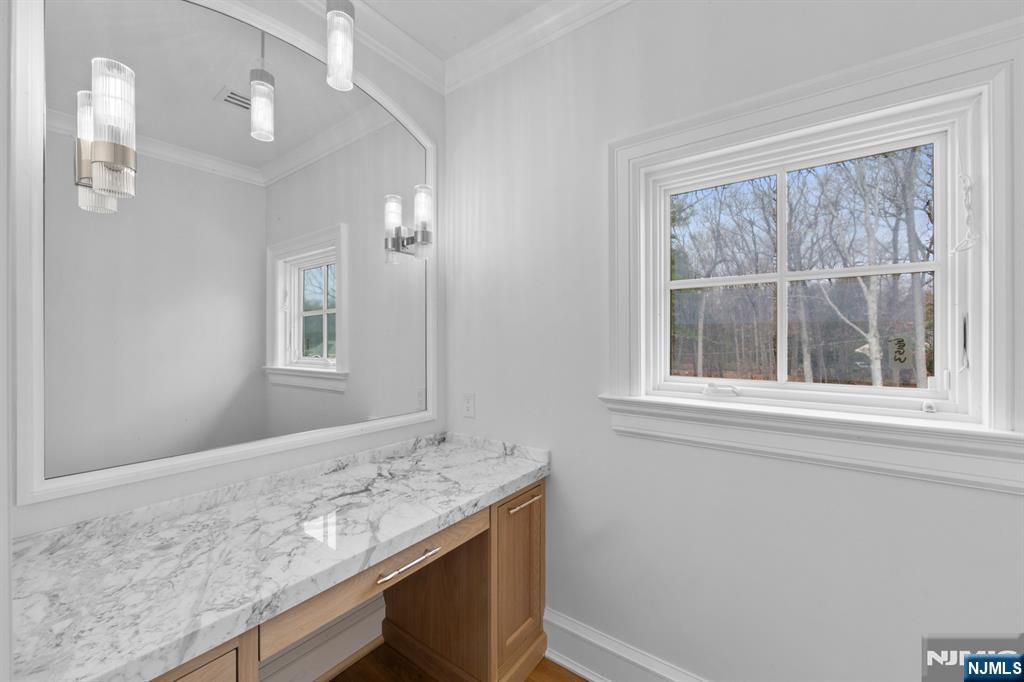 104 Chestnut Ridge Road Saddle River, NJ 07458 - Photo 37 of 47 a view of bathroom with dual sinks