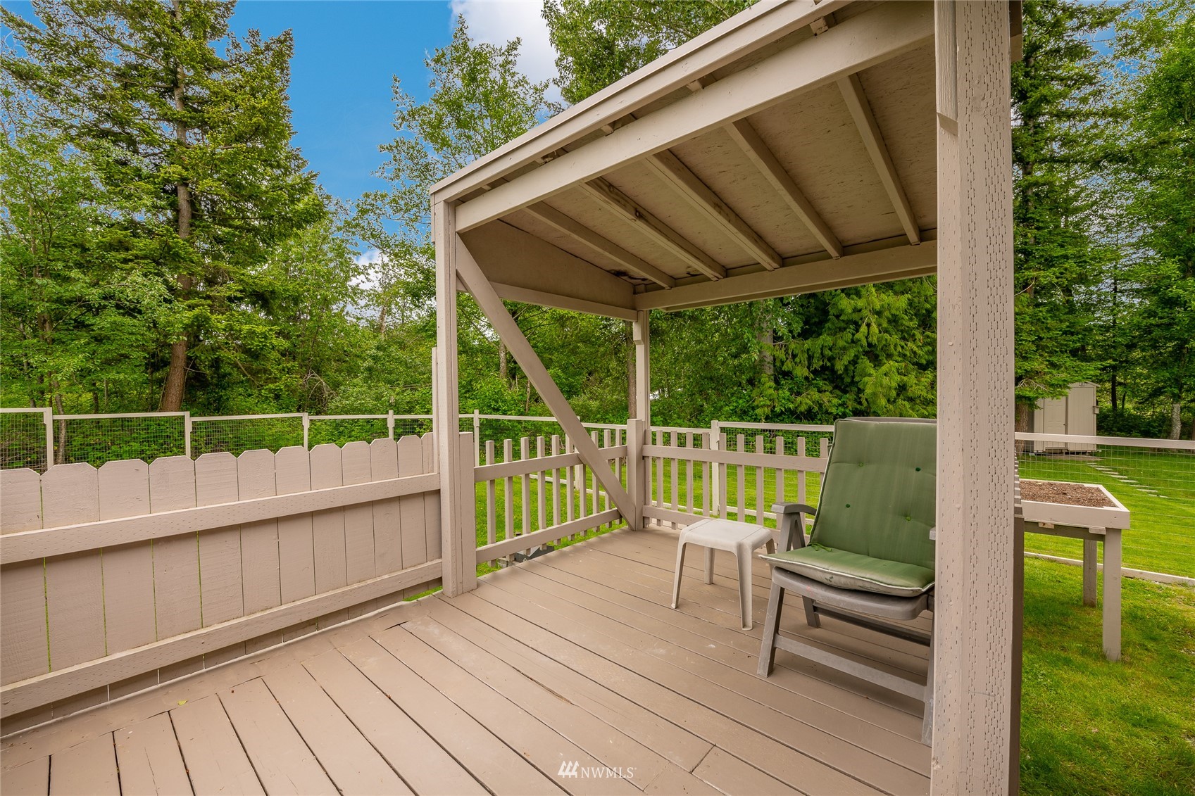 5577 E Road Bellingham, WA 98226 - Photo 12 of 40 a view of balcony with deck and wooden floor