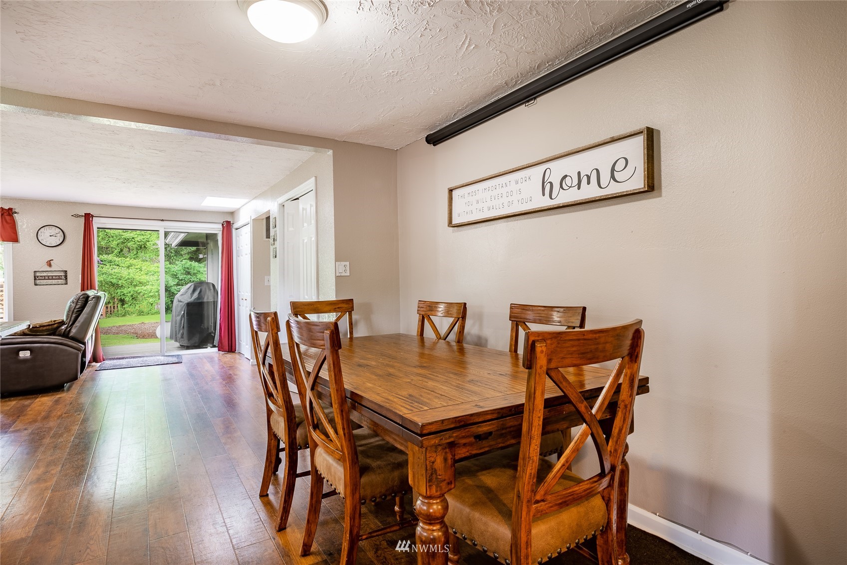 5577 E Road Bellingham, WA 98226 - Photo 31 of 40 a view of a dining room with furniture and wooden floor