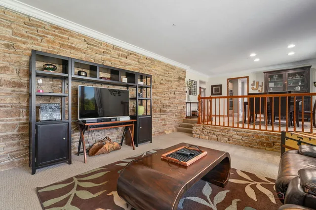 a room with gym equipment