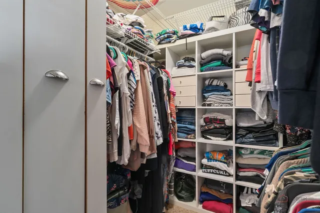 a view of storage and utility room